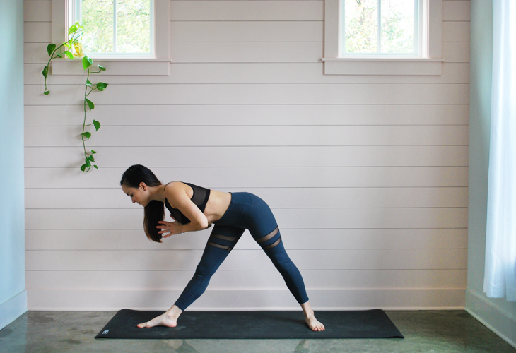 Triangle Forward Bend 1
