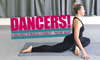 yoga poses dancers featured